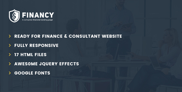 Download Financy – Consulting Business, Finance HTML5 Template Nulled 
