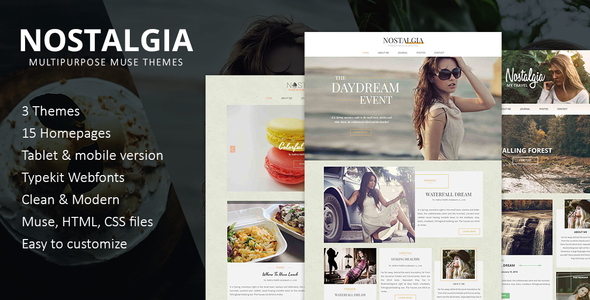 Download Nostalgia Multipurpose Muse Template Nulled 