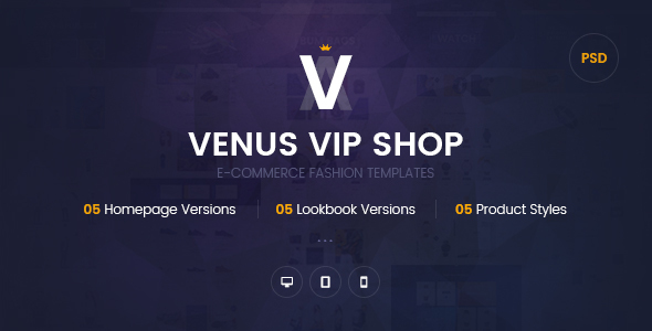 Download The Venus – Vip Shop PSD Templates Nulled 
