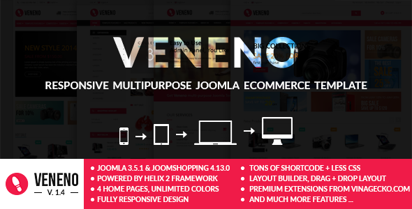 Download Veneno – Multipurpose Joomla eCommerce Template Nulled 