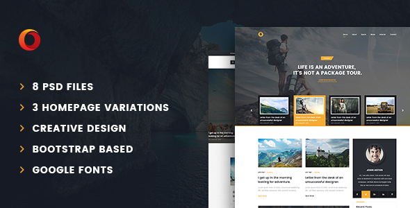 Download Dot – Personal Blog PSD Template Nulled 