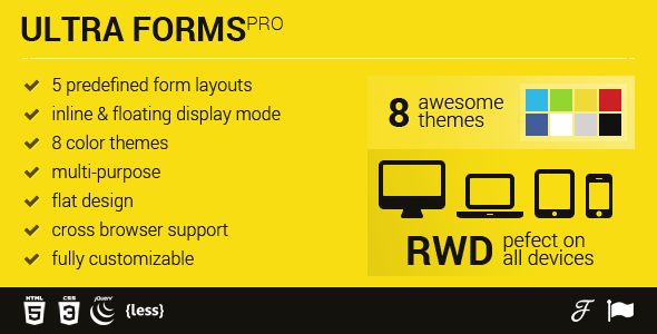 Download Responsive Form Template – Inline & Floating Nulled 