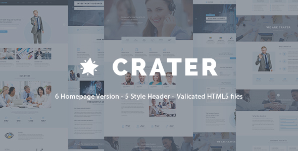 [Download] Crater – Professional HTML5 Business Template 