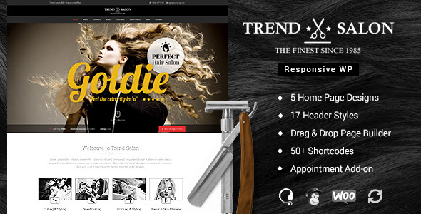 Download Trend Salon – Hairdresser WordPress Nulled 