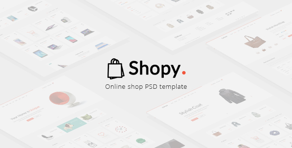 Download Shopy – Online Shop PSD Template Nulled 