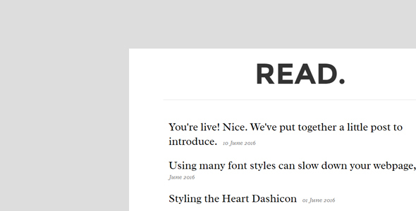 Download Read Personal Blogging Theme Nulled 