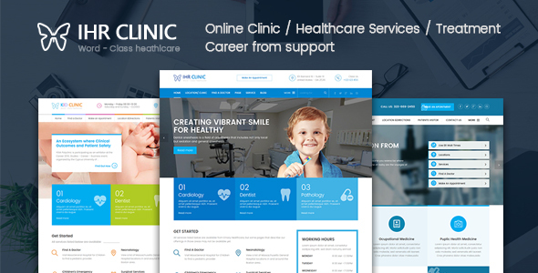 Download IHR Clinic HTML5 Template Nulled 