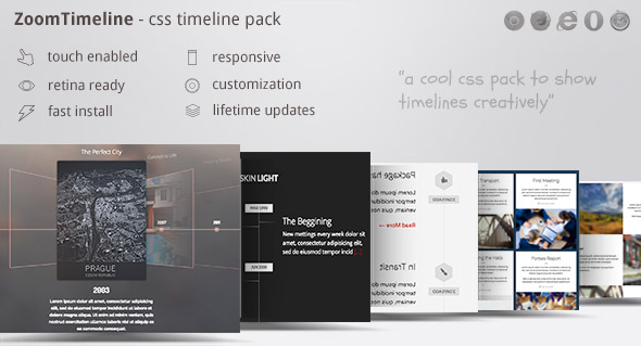 Download ZoomTimeline – CSS Timeline Pack Nulled 