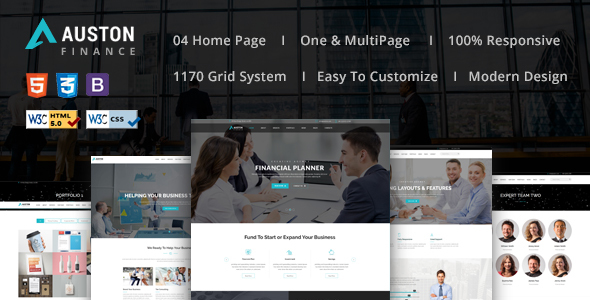 Download Auston – Finance, Corporate and Consulting Business HTML5 Template Nulled 