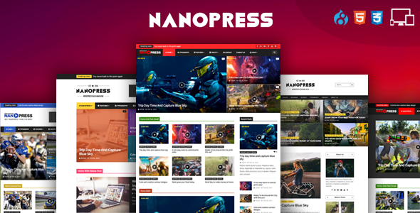 Download Nanopress – Responsive Blog & Magazine  Drupal 8 Theme Nulled 