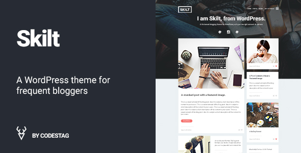 Download Skilt – A WordPress theme for Frequent Bloggers Nulled 