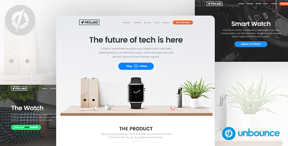 Download Unbounce Product landing Page Template – Proland Nulled 