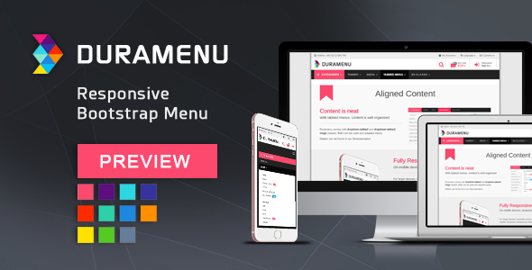 Download Duramenu | Responsive Bootstrap Menu Nulled 