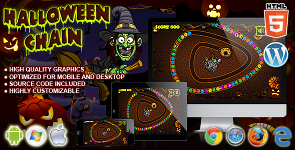 Download Halloween Chain – HTML5 Game Nulled 