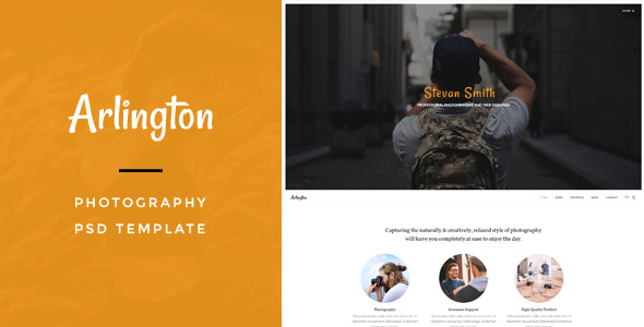 Download Arlington : Photography PSD Template Nulled 