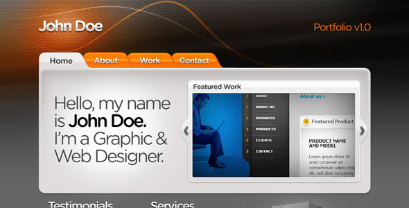Download Web Designer Portfolio HTML+CSS+PSD Nulled 