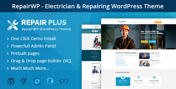 Download RepairWP – Electronices, Mobile & Computer Repairing WordPress Theme Nulled 