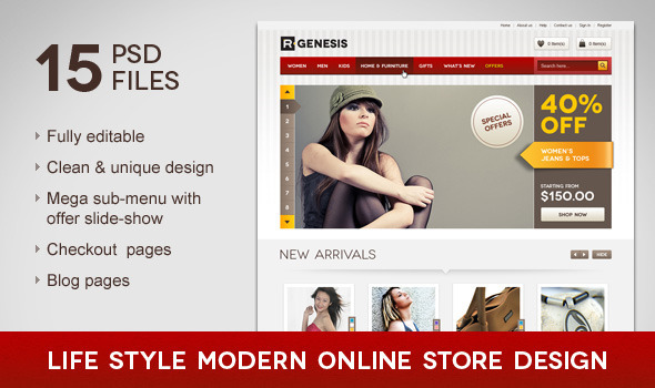 Download Life Style Modern Online Store Design Nulled 