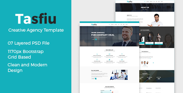 Download Tasfiu – Corporate PSD Template Nulled 