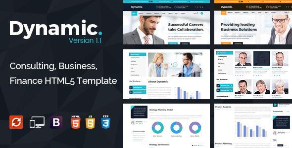 Download Dynamic – Consulting, Finance HTML5 Template Nulled 
