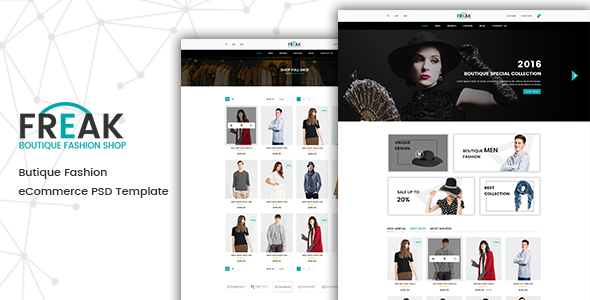 Download Freak – Boutique eCommerce PSD template Nulled 