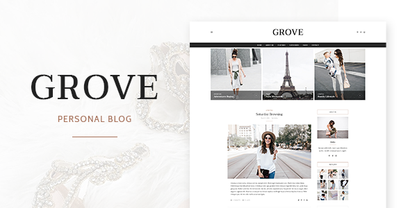 Download Grove – Personal Blog PSD Template Nulled 