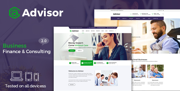 Download Advisor | Consulting, Business, Finance Template Nulled 