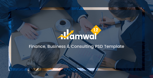 [Download] Amwal – Finance, Business & Consulting PSD Template 