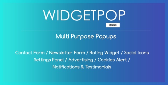 Download WidgetPop – Multipurpose Ready-made Popup Templates Nulled 