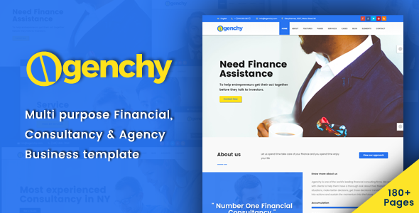 Download Agenchy – Modern Multipurpose HTML5 Template Nulled 