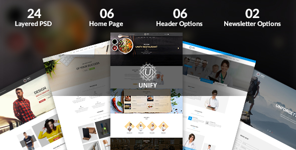 [Download] Unify – Multipurpose PSD Template 