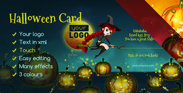 Download Halloween Card Witch Nulled 