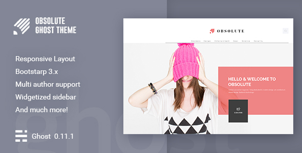 Download Obsolute | Ghost Blog Theme Nulled 
