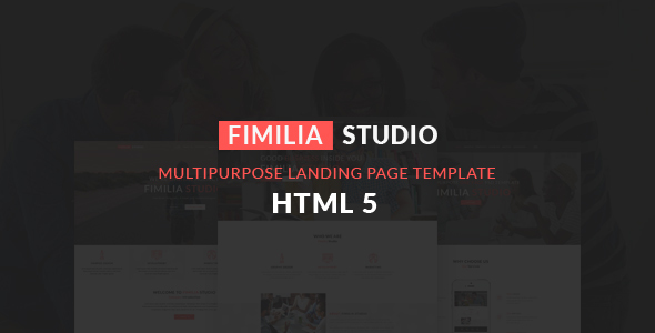[Download] FIMILIA STUDIO – HTML5 Landing Page Template 