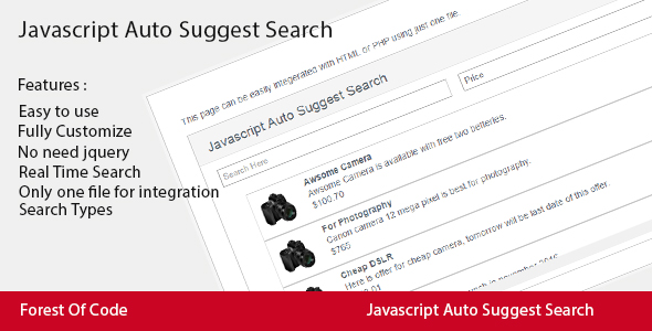 Download Javascript Auto Suggest Search Nulled 