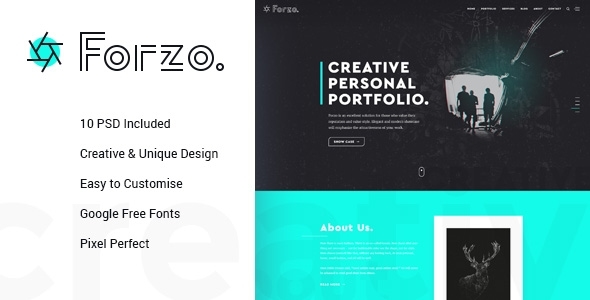 Download FORZO – Creative Photography PSD Template Nulled 