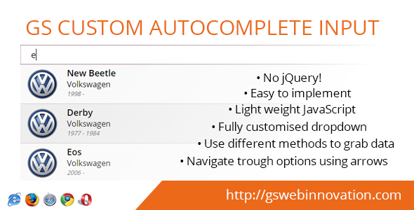 Download GS Custom Autocomplete Input Nulled 