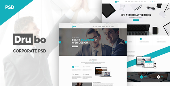 Download Drubo – Corporate PSD Template Nulled 