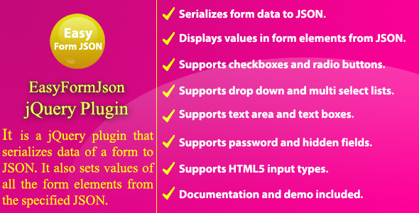 Download Easy Form JSON – jQuery Plugin Nulled 
