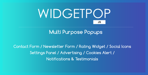 Download WidgetPop JS – Multipurpose Ready-made Popup Templates Nulled 