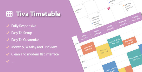Download Tiva Timetable Nulled 