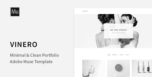 Download Vinero – Very Clean and Minimal Muse Portfolio Template Nulled 