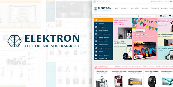 Download Elektron – Multi-Purposes Electronics PSD Template Nulled 