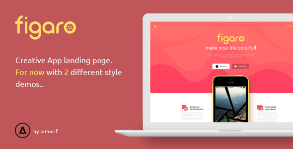 [Download] Figaro – App Landing Page 