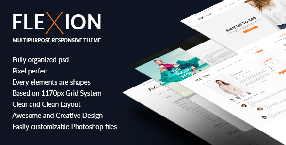 Download Flexion – PSD Templates For Fashion E-Commerce Store Nulled 
