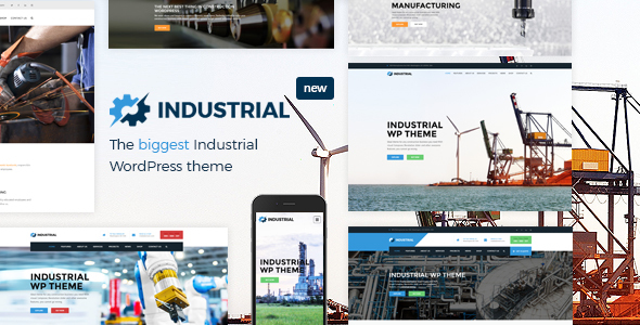 Download Industrial – Factory Business WordPress Theme Nulled 