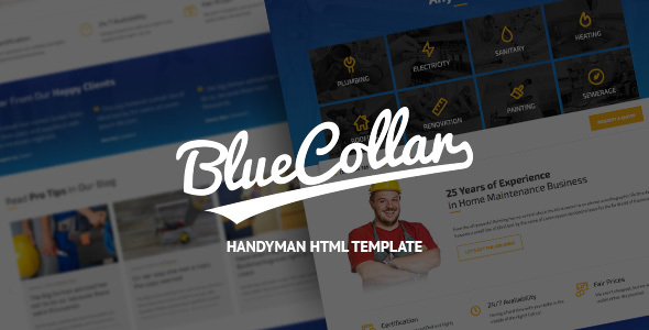 Download Blue Collar – Handyman HTML Template Nulled 