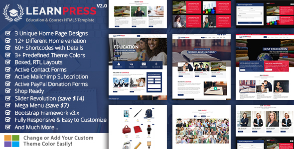 Download LearnPress Education HTML Nulled 