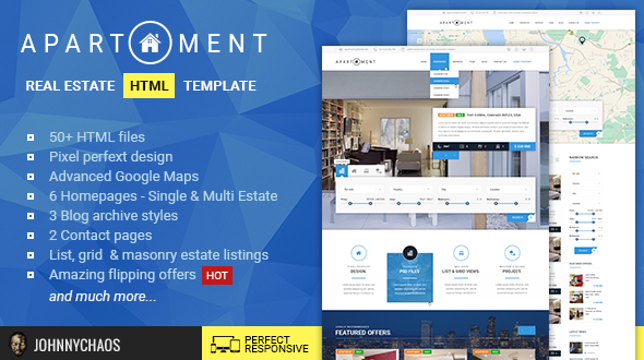 Download Apartment HTML – Real Estate Multi/Single Property Nulled 