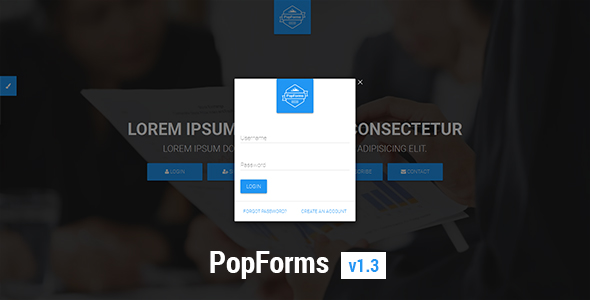 Download PopForms | Material Design Responsive Bootstrap Modal Form Set Nulled 